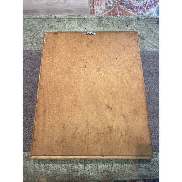 Vintage Carved Praying Hands on Wood Plaque  Religious Faith - Picture 3 of 5